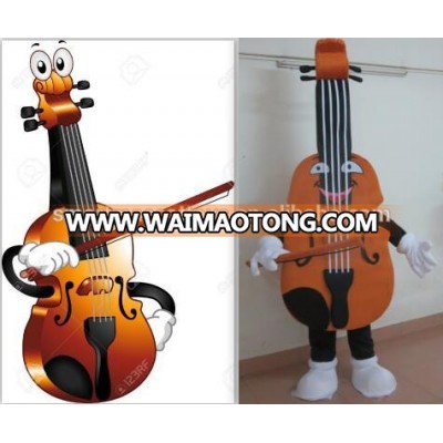 China manufacture professtional musical instrument violin custom mascot costumes