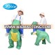 Wholesale factory direct outdoor adult size funny mascot dinosaur inflatable costume