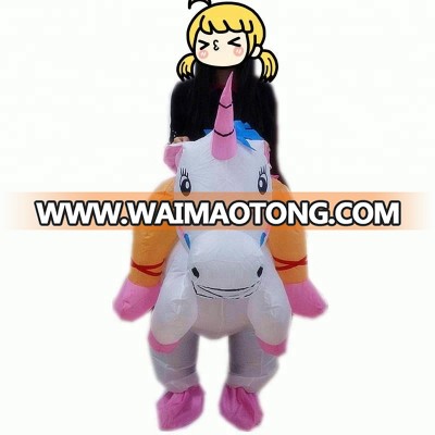 inflatable unicorn costume halloween costume for adult