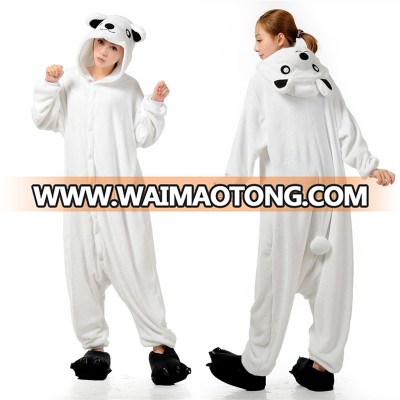 Custom-made adult polar bear christmas pajamas good-made flannel white polar bear wholesale christmas pajamas