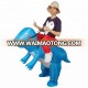 adult blue inflatable dinosaur costume